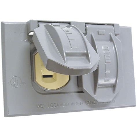 weatherproof electrical outlet box cover